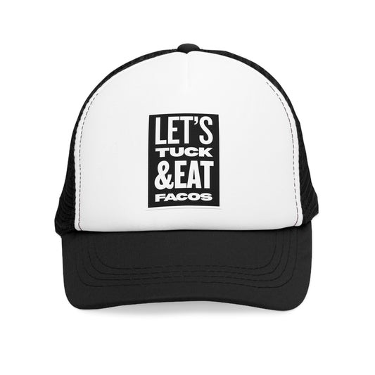 Trendy Mesh Cap: Let's Tuck & Eat Tacos Hat