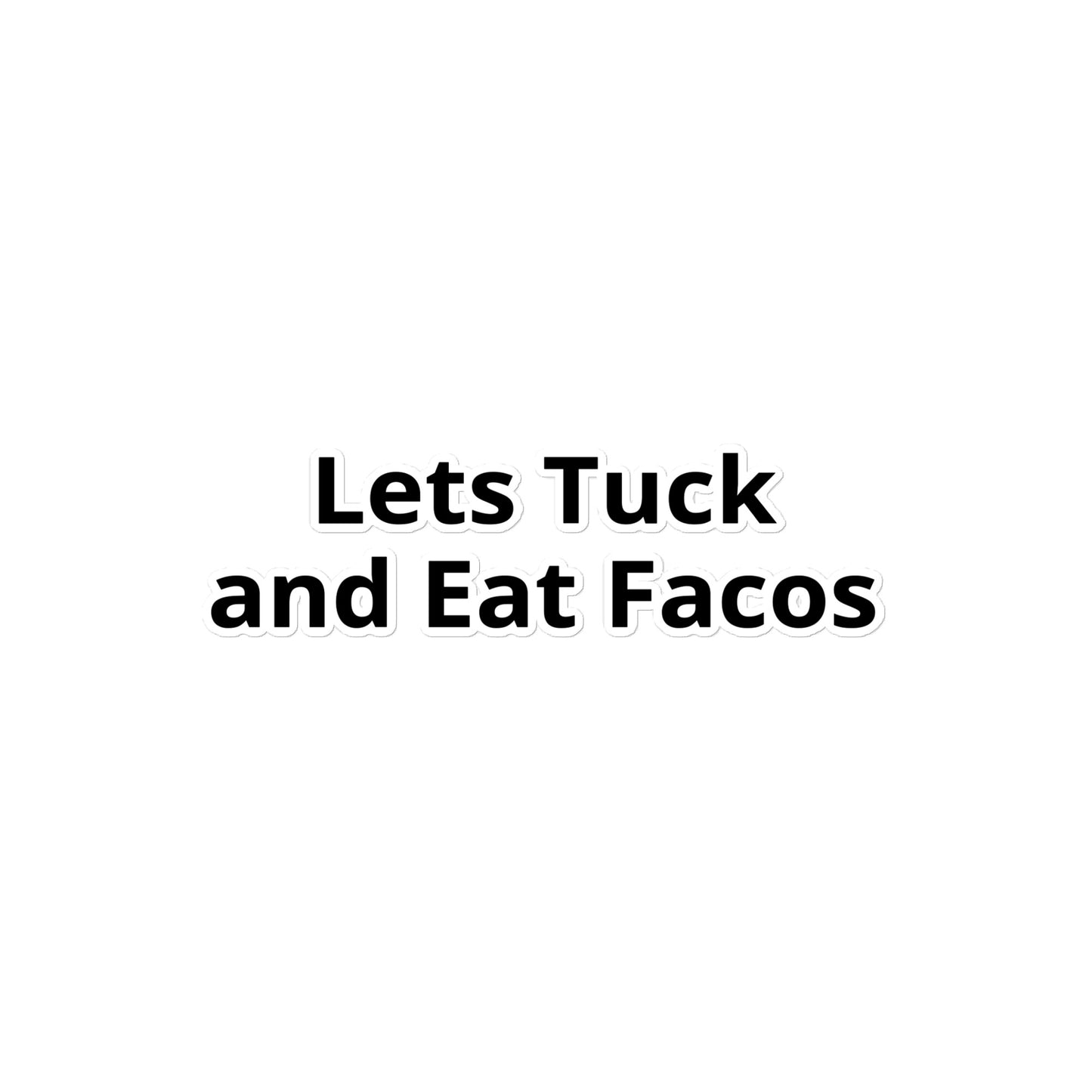 Facos Bubble-free stickers