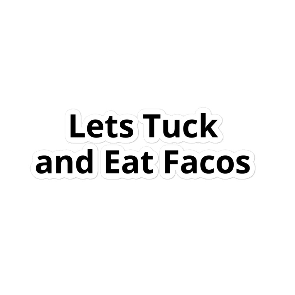 Facos Bubble-free stickers